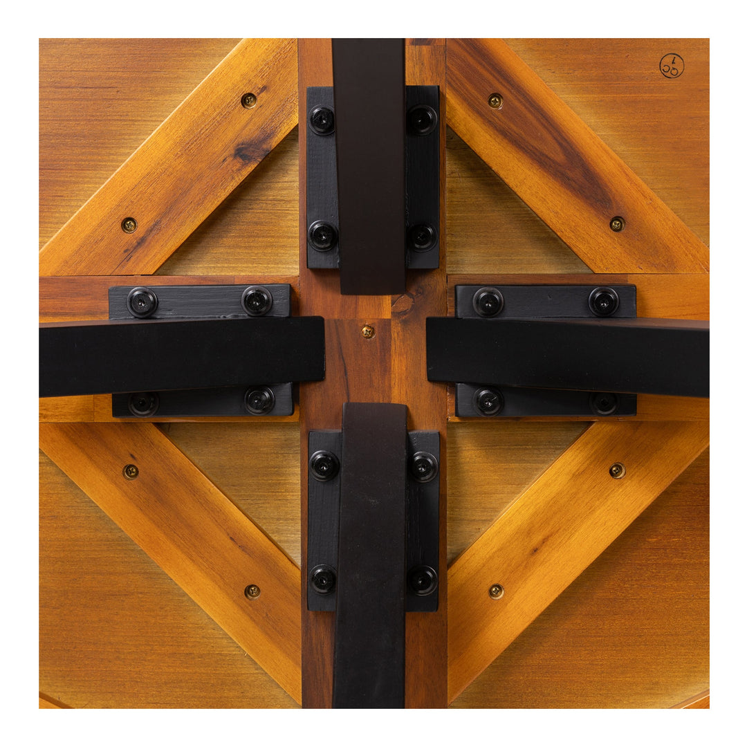 SwayLiving - Parq Oval Coffee Table Amber - TL-1020-14 | SwayLiving
