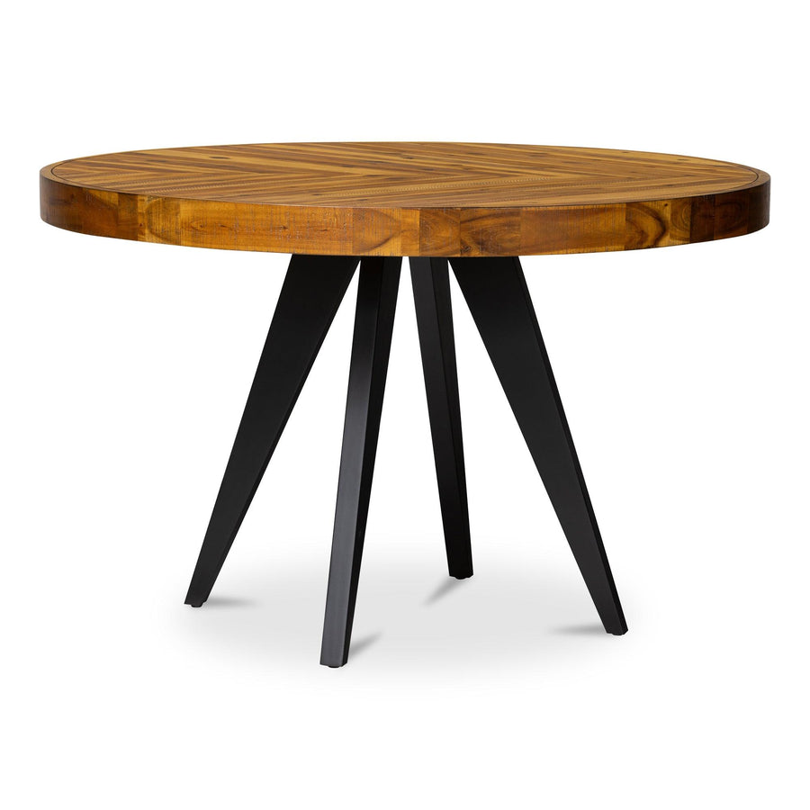 Parq 60In Round Dining Table Amber - SwayLiving