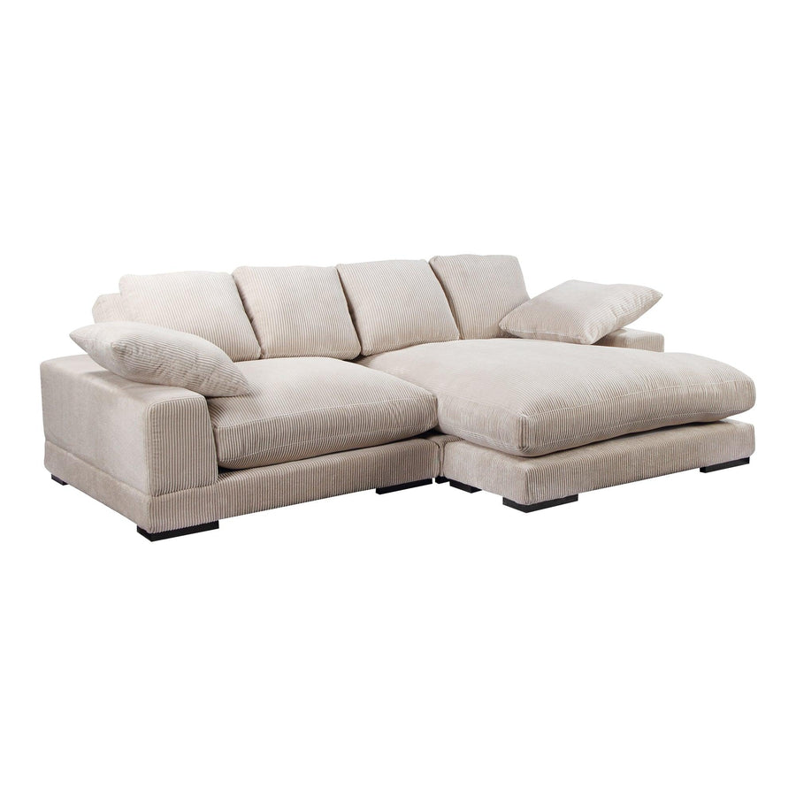 Plunge Sectional Cappuccino - SwayLiving