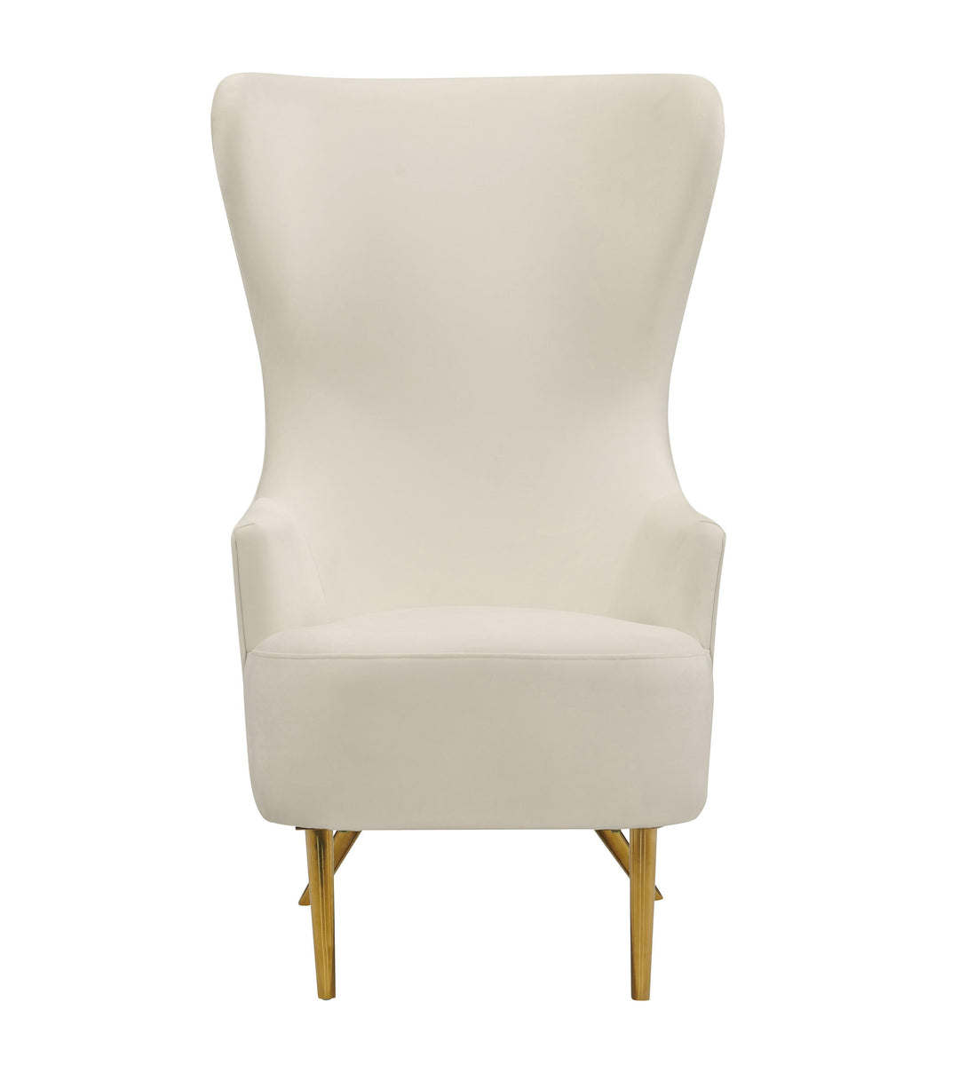 SwayLiving Julia Cream Wingback Chair ACCENT + LOUNGE CHAIRS