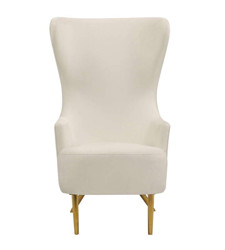 SwayLiving Julia Cream Wingback Chair ACCENT + LOUNGE CHAIRS