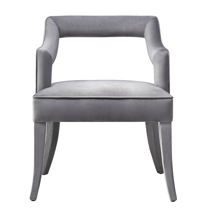 SwayLiving Tiffany Grey Velvet Chair DINING CHAIRS