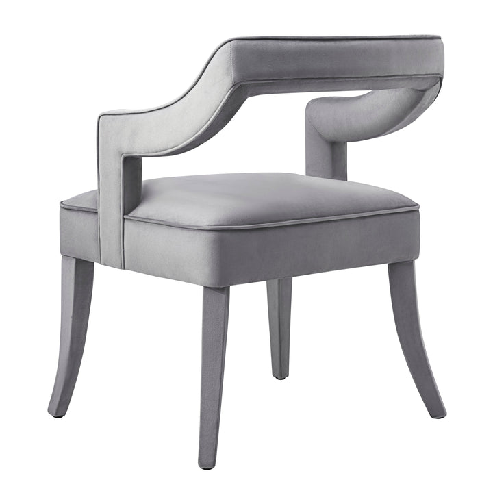 SwayLiving Tiffany Grey Velvet Chair DINING CHAIRS