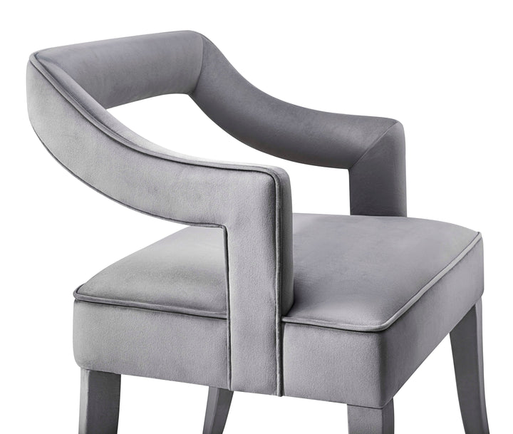 SwayLiving Tiffany Grey Velvet Chair DINING CHAIRS