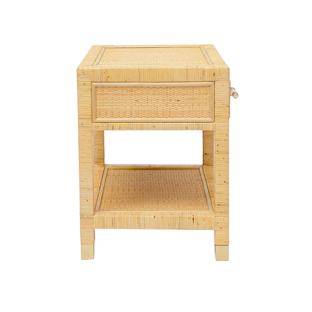 SwayLiving Amara Natural Rattan Nightstand NIGHTSTANDS