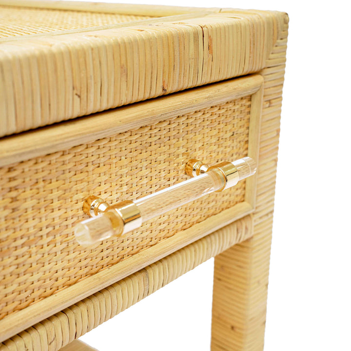 SwayLiving Amara Natural Rattan Nightstand NIGHTSTANDS