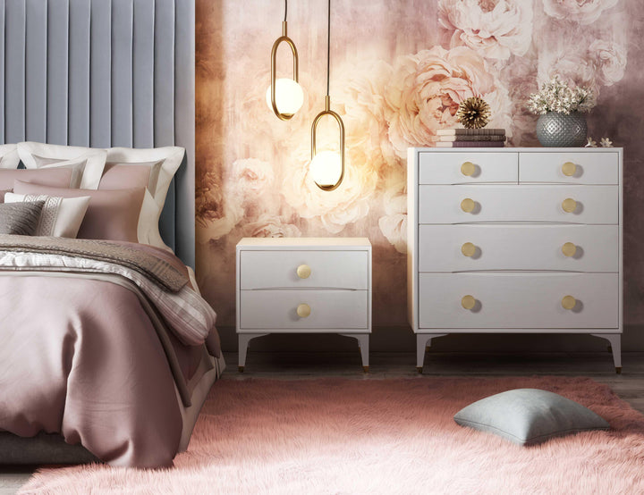 SwayLiving Divine White Drawers SIDEBOARDS + CREDENZAS