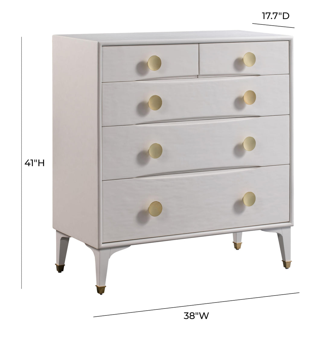 SwayLiving Divine White Drawers SIDEBOARDS + CREDENZAS