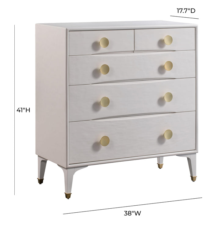 SwayLiving Divine White Drawers SIDEBOARDS + CREDENZAS