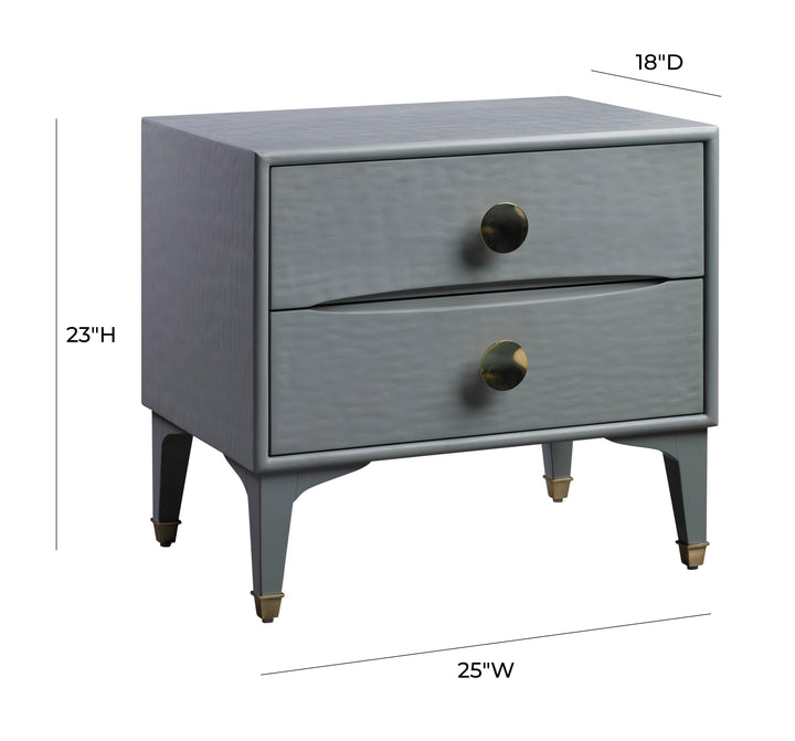 SwayLiving Divine Grey Nightstand NIGHTSTANDS