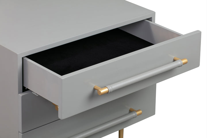 SwayLiving Trident Grey Nightstand NIGHTSTANDS