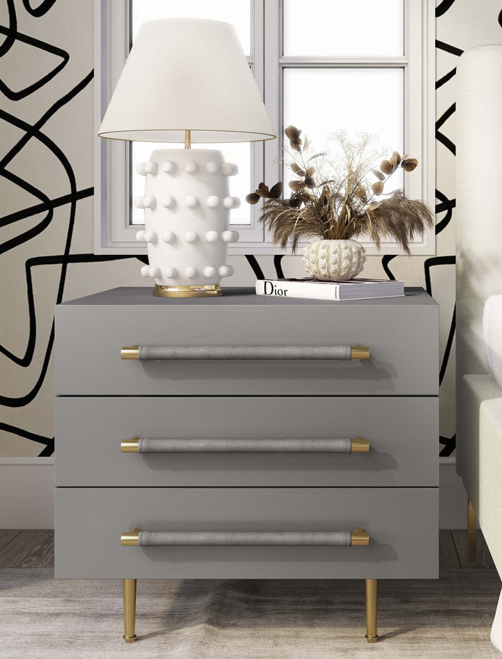 SwayLiving Trident Grey Nightstand NIGHTSTANDS