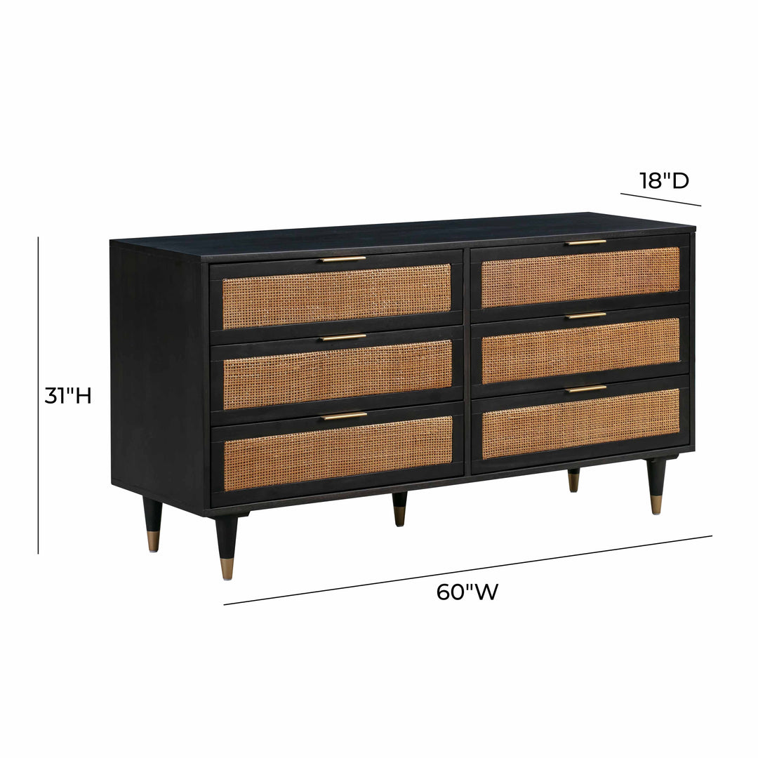 SwayLiving Sierra SwayLiving 6 Drawer Dresser DRESSERS