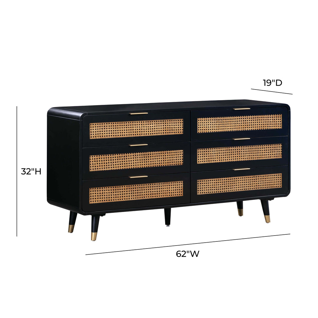 SwayLiving Christine 6 Drawer Dresser DRESSERS