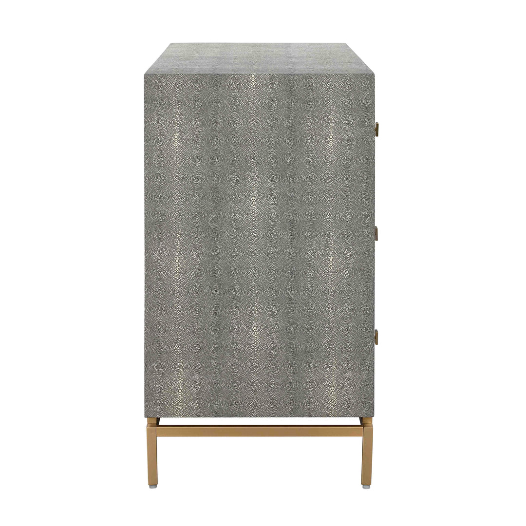 SwayLiving Pesce Shagreen 6 Drawer Dresser DRESSERS