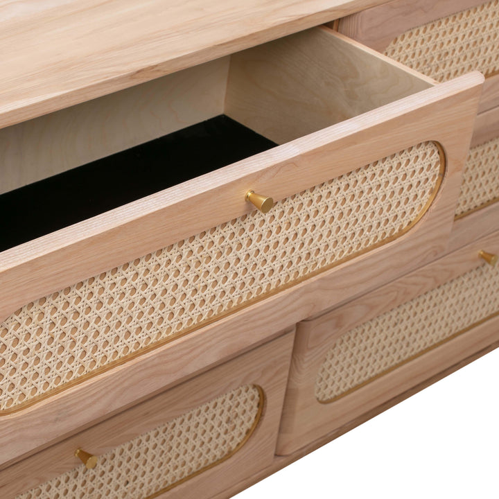SwayLiving Carmen Cane 6 Drawer Dresser DRESSERS