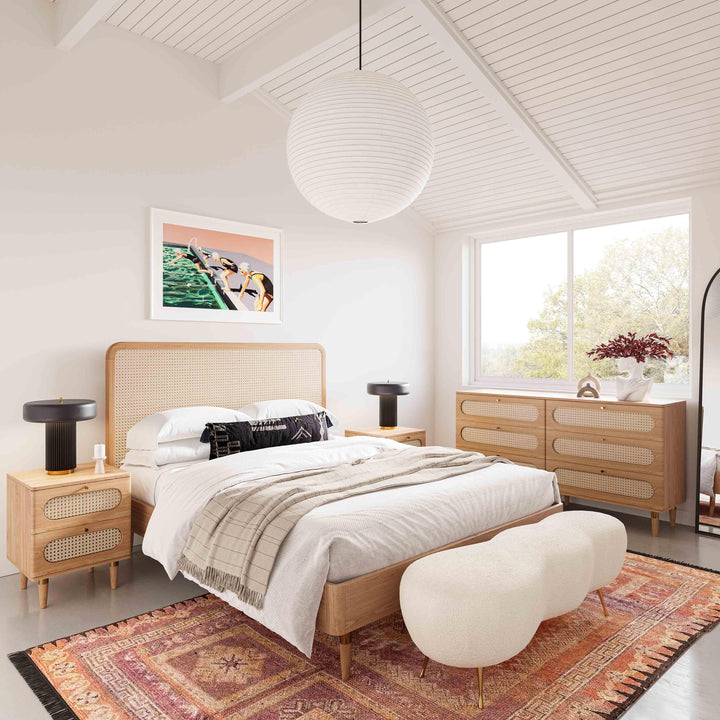 SwayLiving Carmen Cane Nightstand NIGHTSTANDS