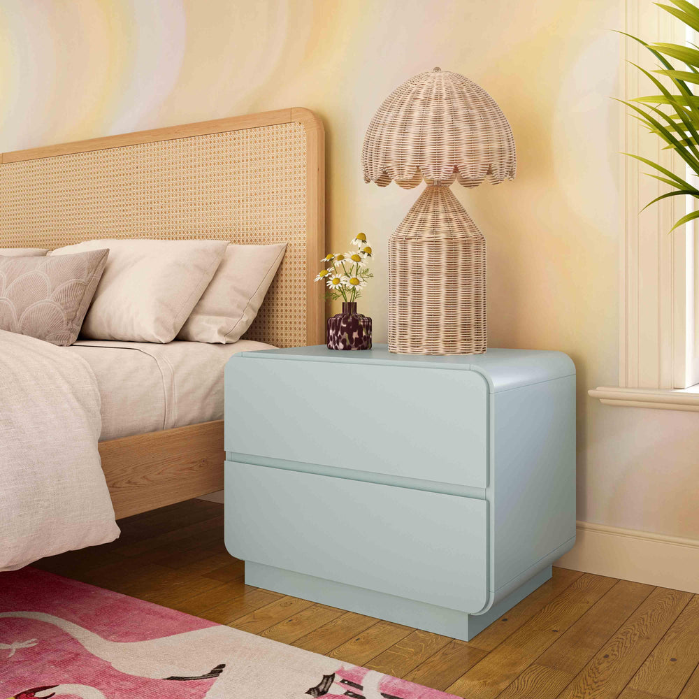 SwayLiving Sagura Blue Nightstand NIGHTSTANDS