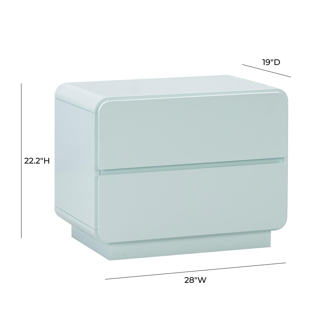 SwayLiving Sagura Blue Nightstand NIGHTSTANDS
