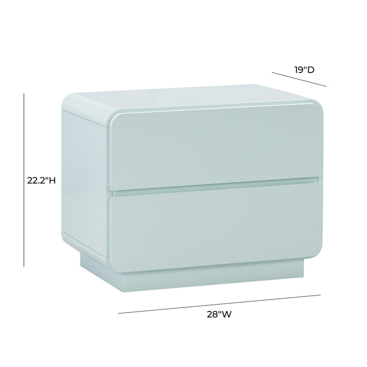SwayLiving Sagura Blue Nightstand NIGHTSTANDS