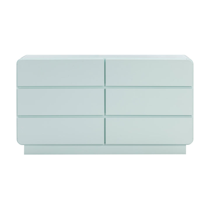SwayLiving Sagura Blue 6-Drawer Dresser DRESSERS