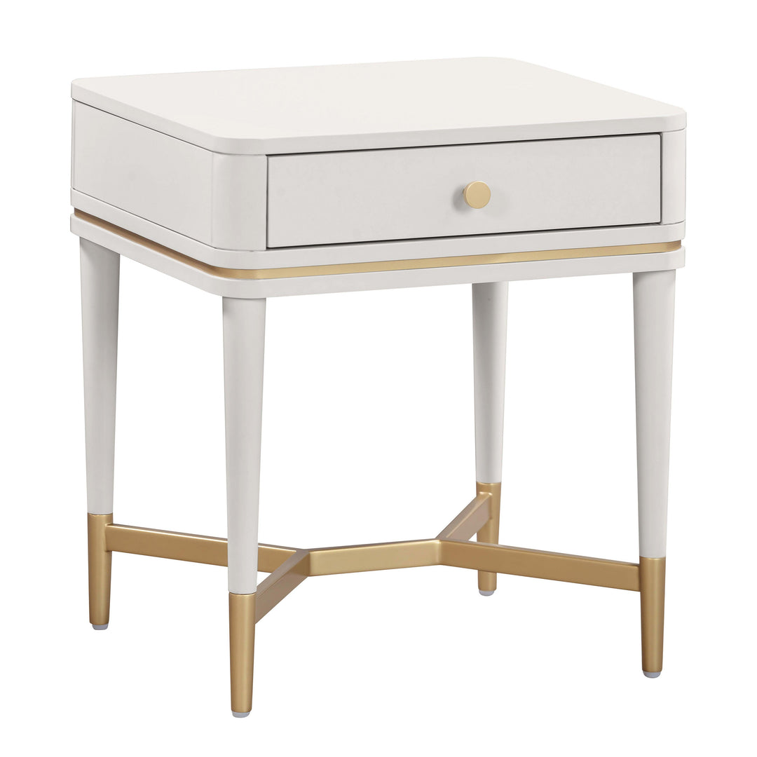 SwayLiving Julieta Cream Nightstand NIGHTSTANDS
