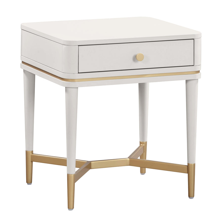 SwayLiving Julieta Cream Nightstand NIGHTSTANDS
