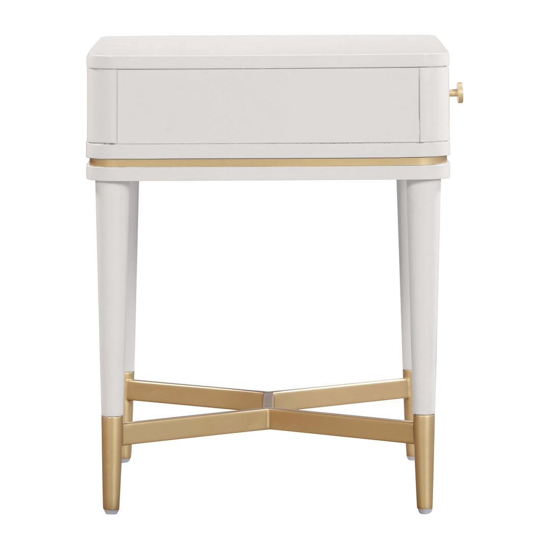 SwayLiving Julieta Cream Nightstand NIGHTSTANDS