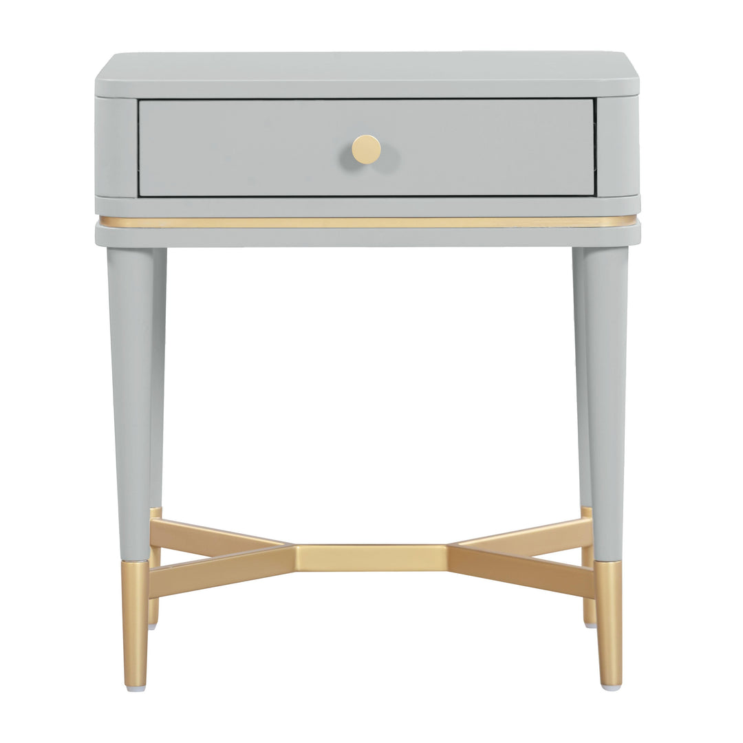 SwayLiving Julieta Grey Nightstand NIGHTSTANDS
