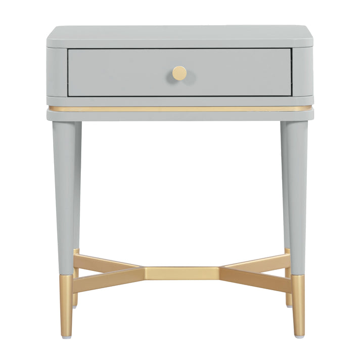SwayLiving Julieta Grey Nightstand NIGHTSTANDS