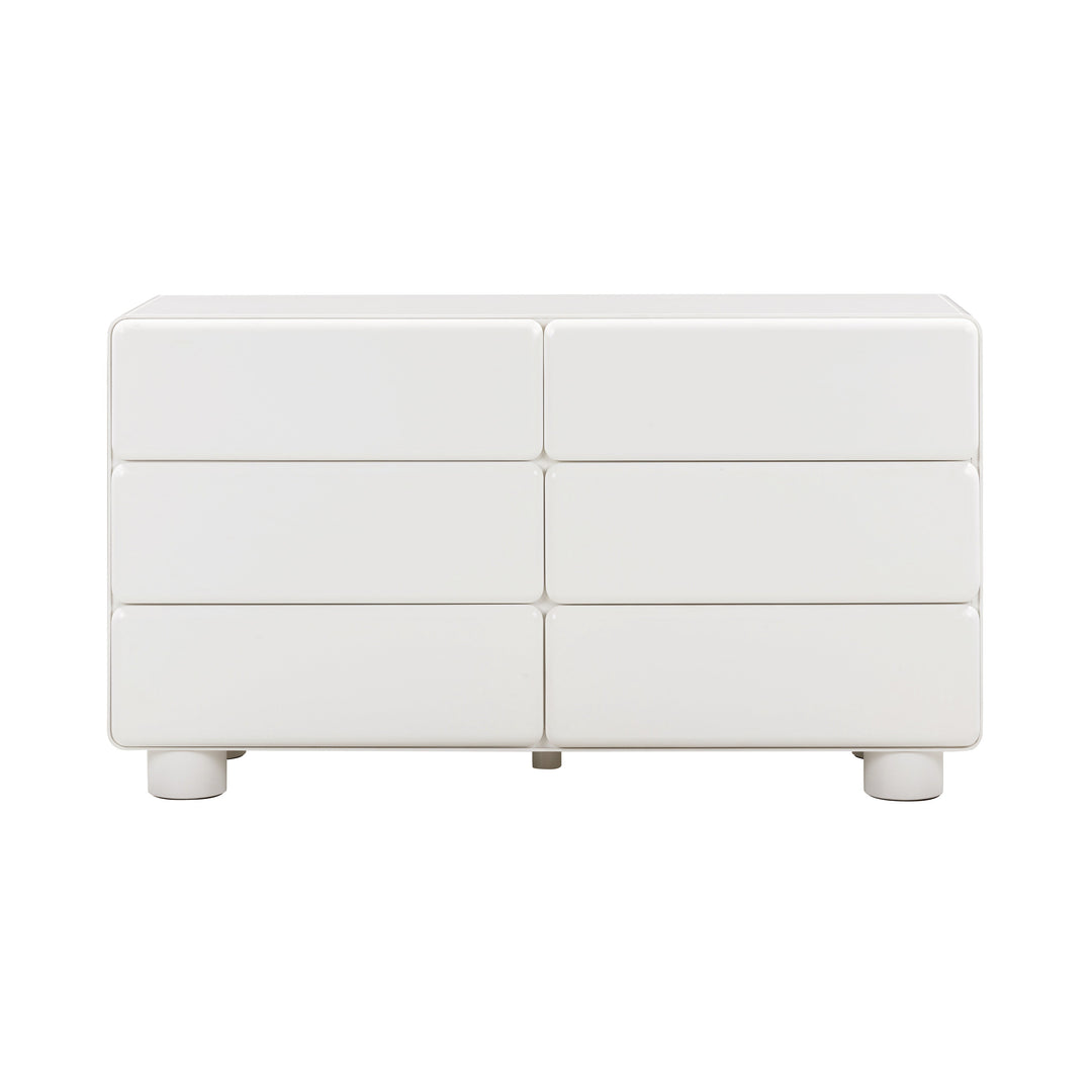 SwayLiving Tammy White 6-Drawer Dresser DRESSERS