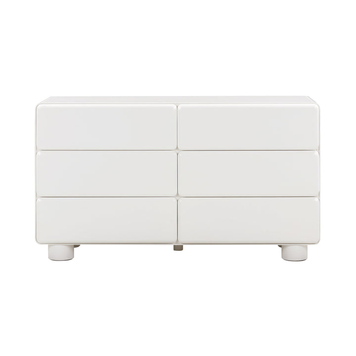 SwayLiving Tammy White 6-Drawer Dresser DRESSERS