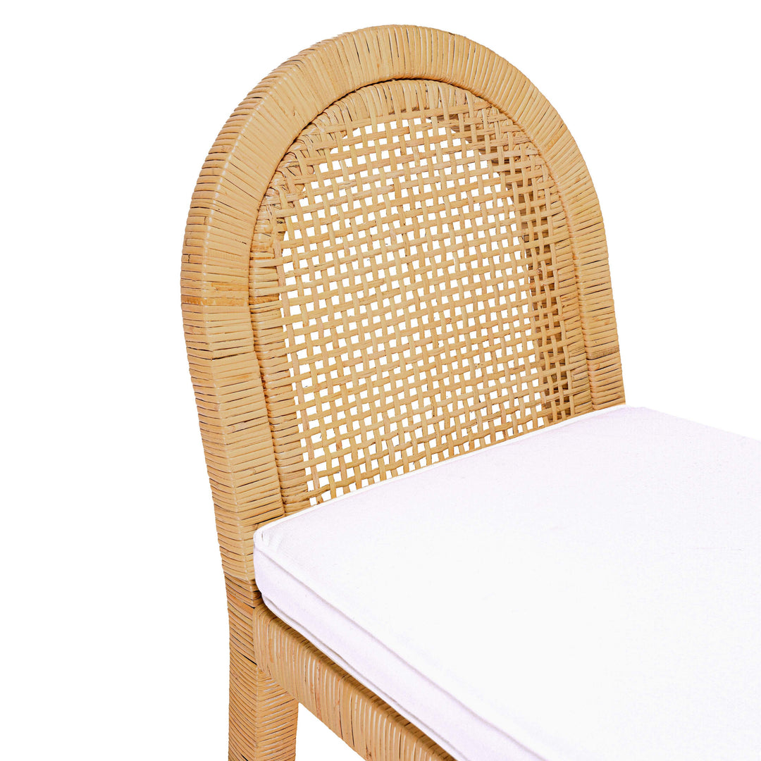 SwayLiving Amara Natural Rattan Arched Back Dining Chair - Set of 2 DINING CHAIRS