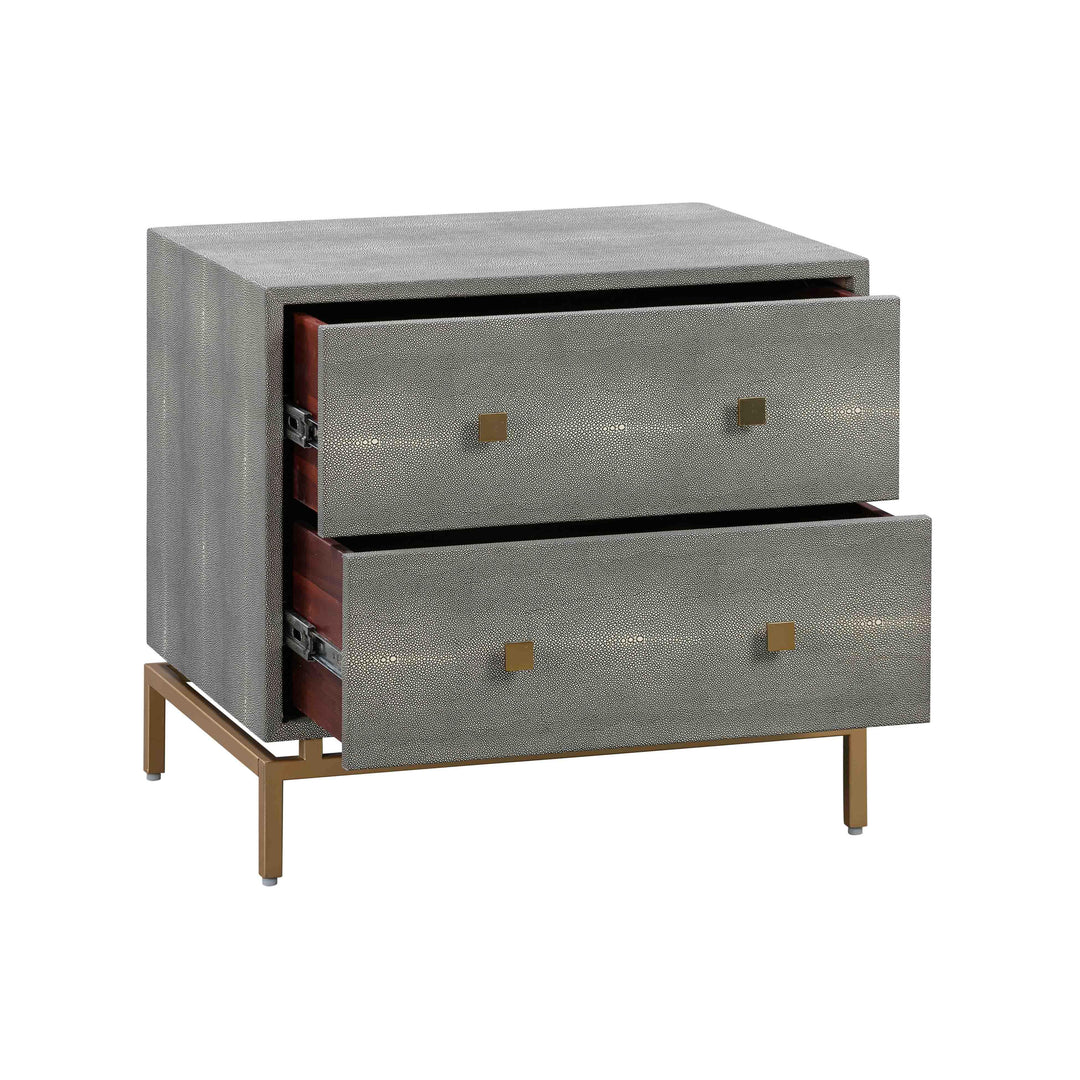 SwayLiving Pesce Shagreen Nightstand NIGHTSTANDS