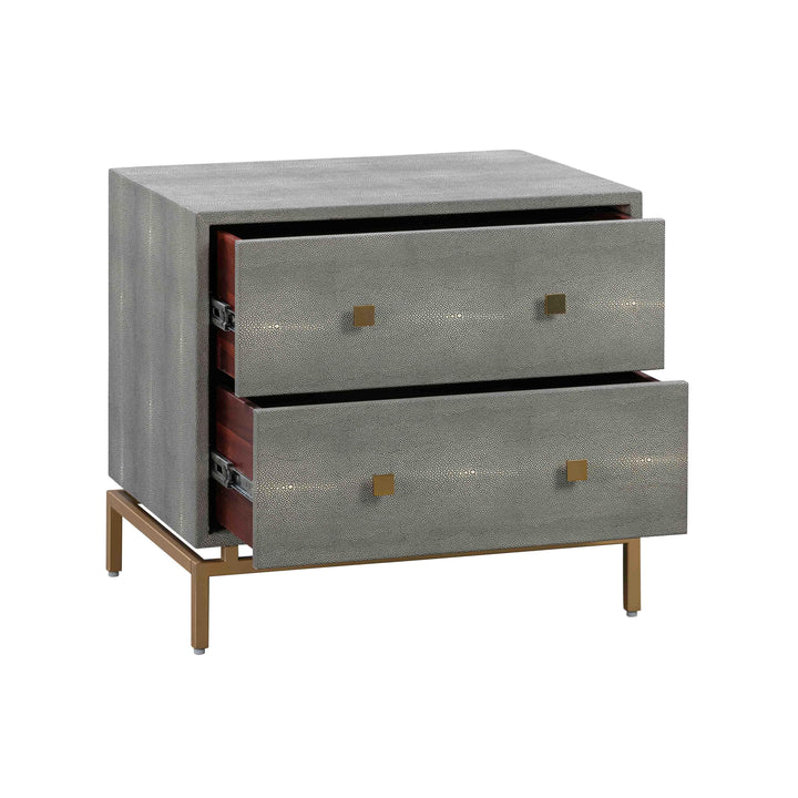 SwayLiving Pesce Shagreen Nightstand NIGHTSTANDS