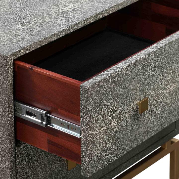 SwayLiving Pesce Shagreen Nightstand NIGHTSTANDS