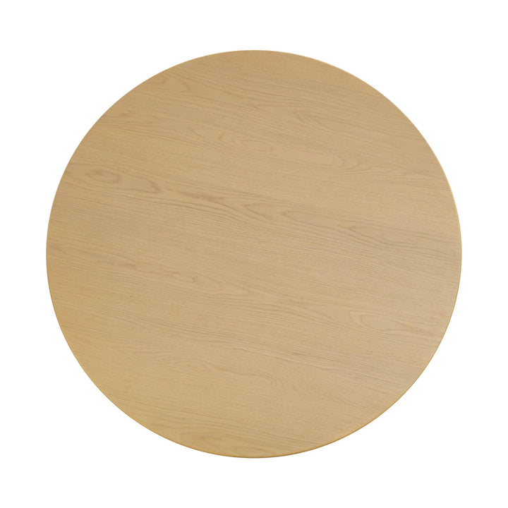 SwayLiving Chelsea Natural Oak Wood Round Dining Table DINING TABLES