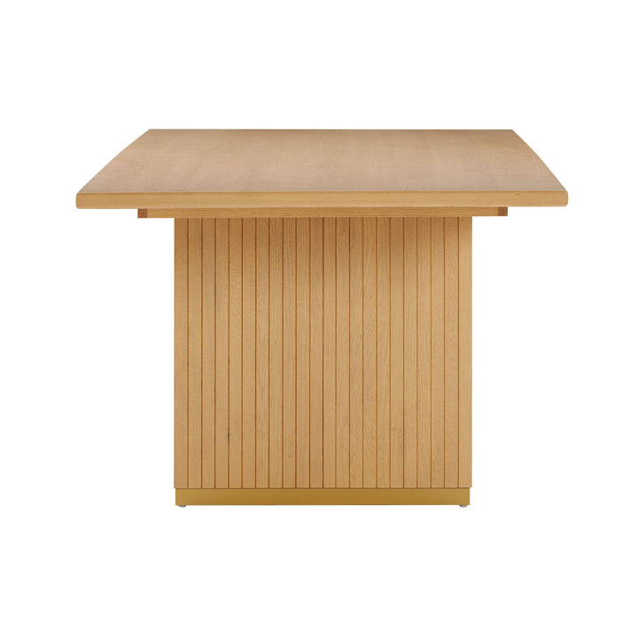 SwayLiving Chelsea Natural Oak Wood Rectangular Dining Table DINING TABLES