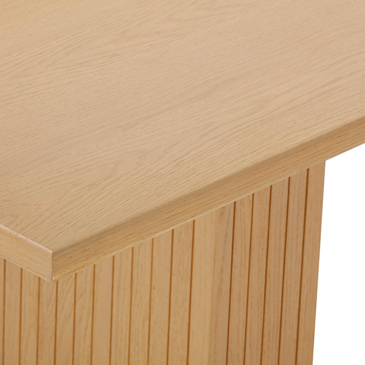 SwayLiving Chelsea Natural Oak Wood Rectangular Dining Table DINING TABLES
