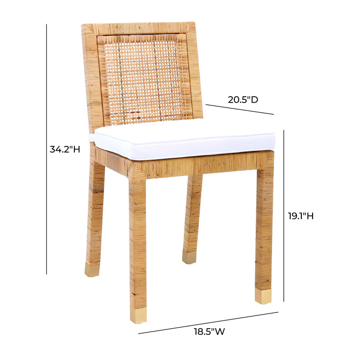 SwayLiving Amara Rattan Dining Chair - Set of 2 DINING CHAIRS