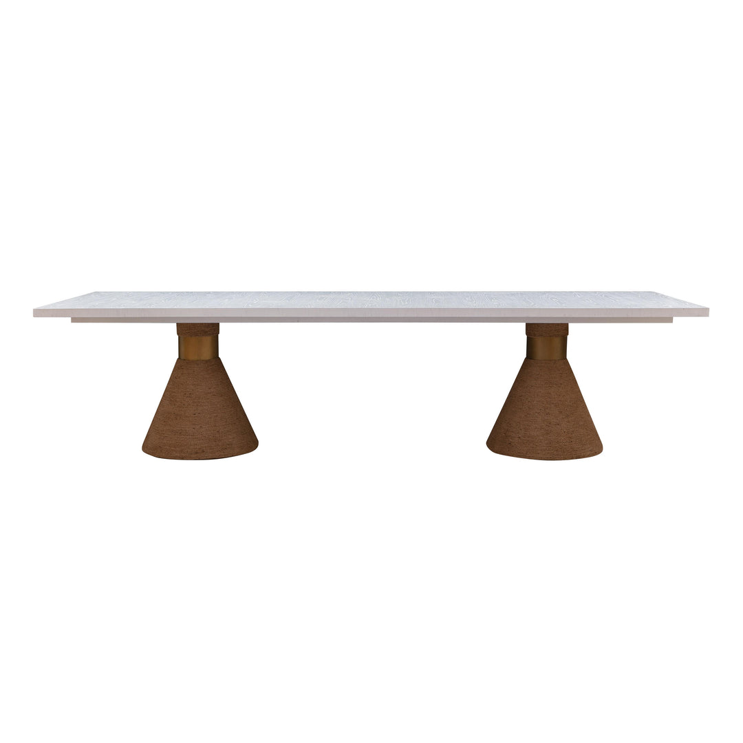 SwayLiving Rishi Natural Rope Rectangular Table DINING TABLES
