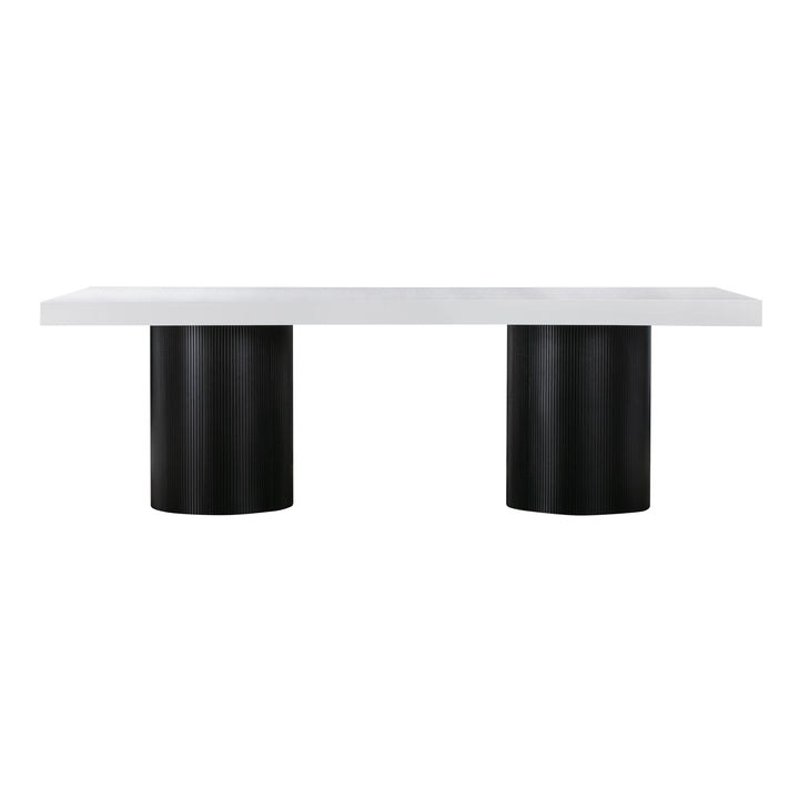 SwayLiving Nova White Lacquer Dining Table DINING TABLES
