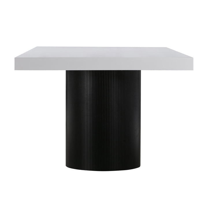SwayLiving Nova White Lacquer Dining Table DINING TABLES