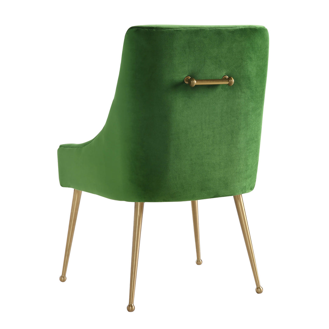 SwayLiving Beatrix Green Velvet Side Chair DINING CHAIRS