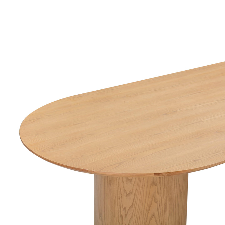 SwayLiving Brandy Natural Ash Wood Oval Dining Table DINING TABLES