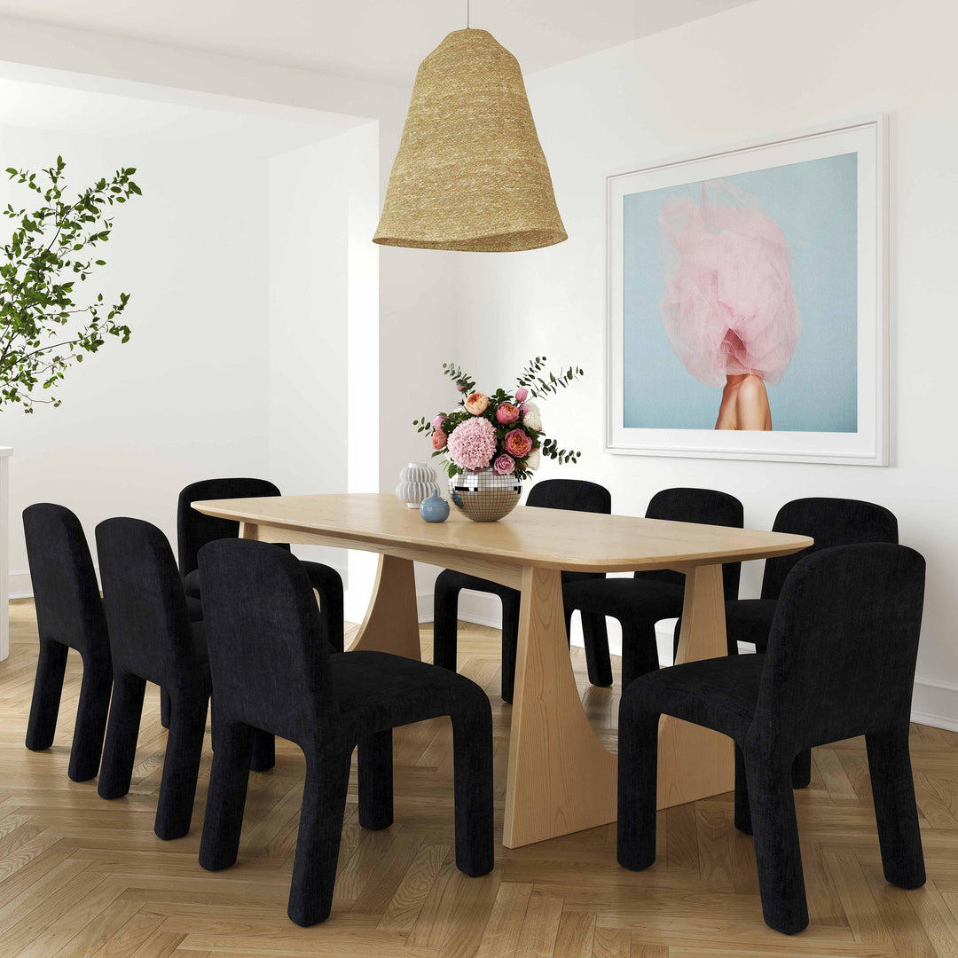 SwayLiving Cybill Natural Ash Dining Table DINING TABLES