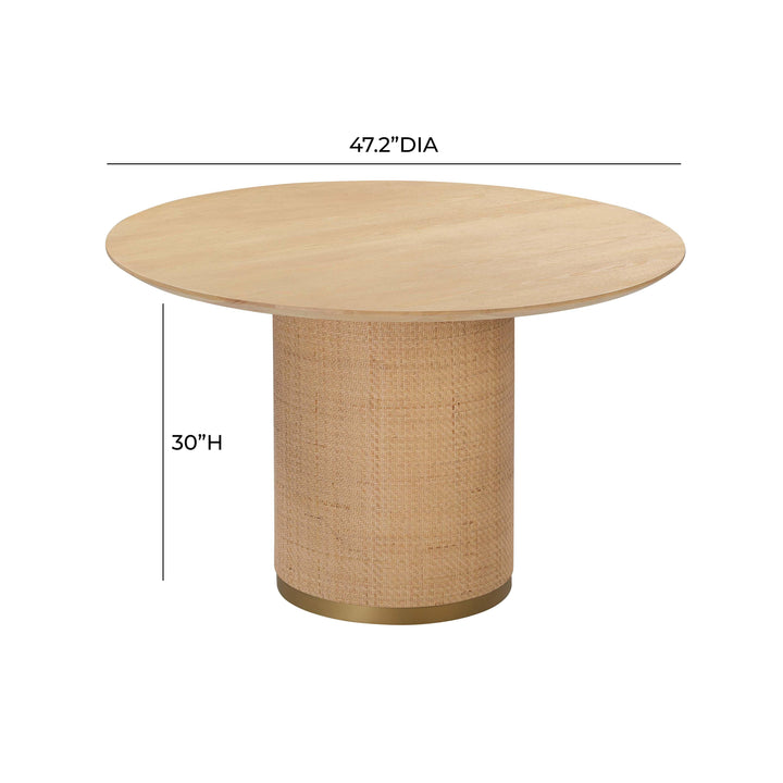 SwayLiving Akiba 49" Round Dining Table DINING TABLES