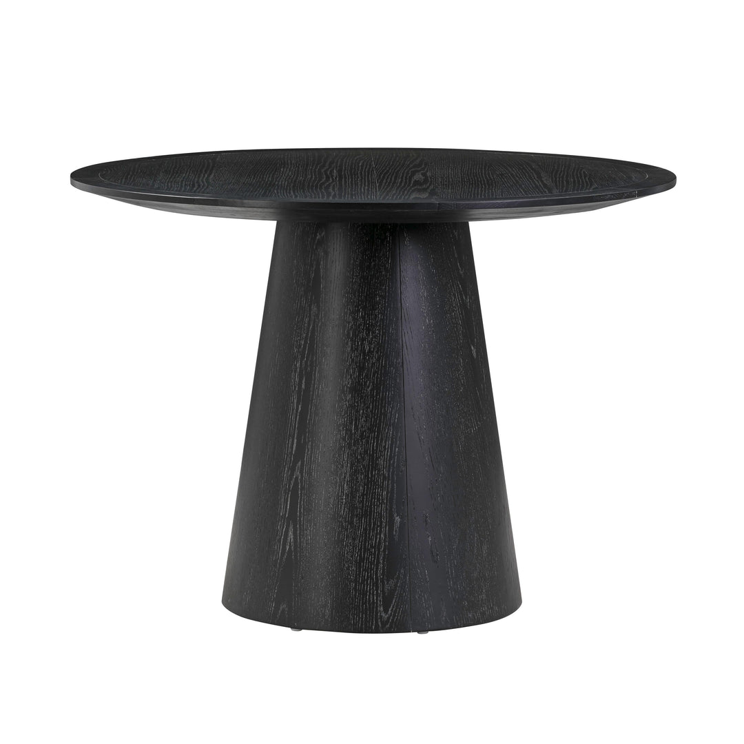 SwayLiving Sahara Black Oak Round Dining Table DINING TABLES