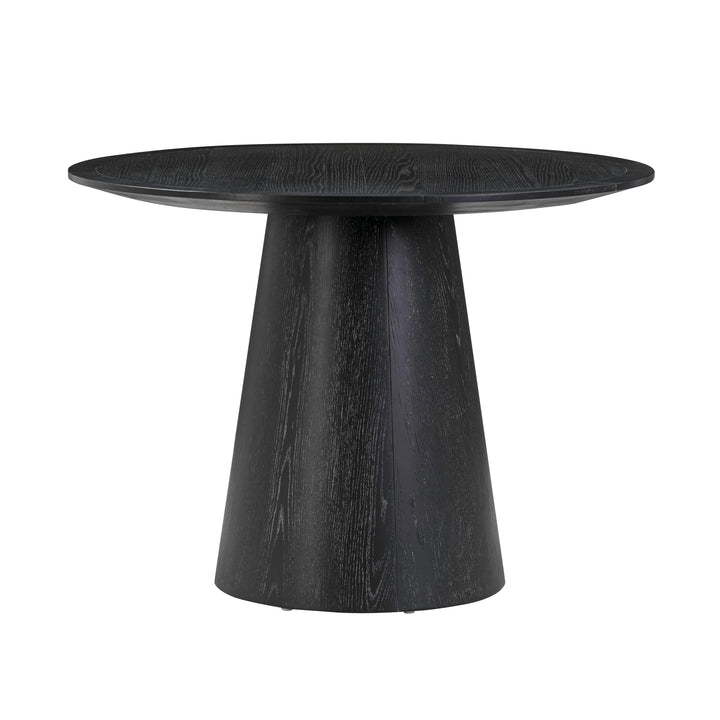 SwayLiving Sahara Black Oak Round Dining Table DINING TABLES