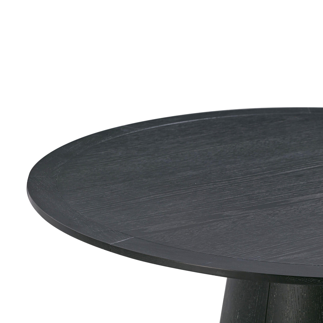 SwayLiving Sahara Black Oak Round Dining Table DINING TABLES